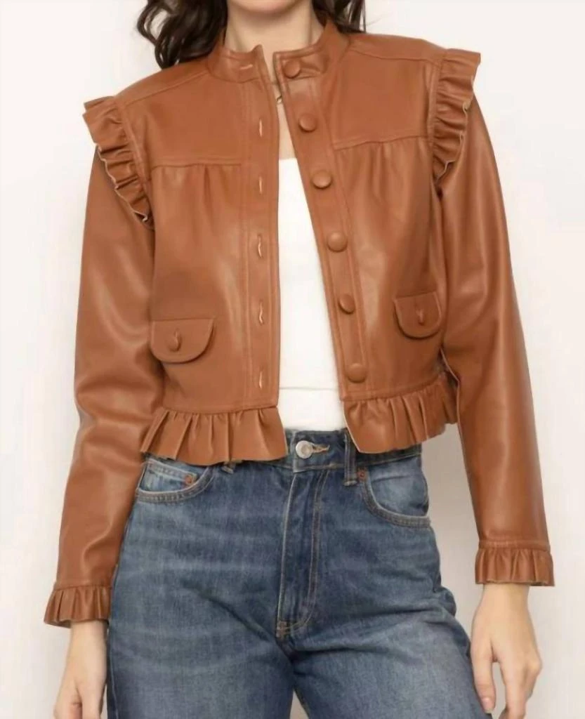 Central Park West Central Park West - Cillian Vegan Girly Moto Jacket 1