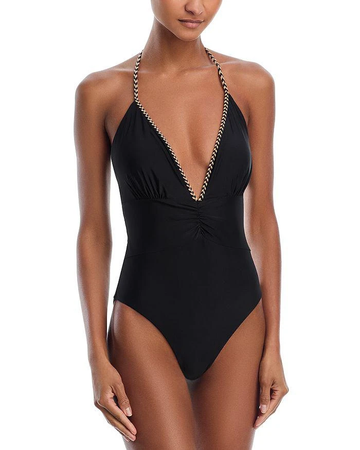 Ramy Brook Madison Plunging Neck Swimsuit