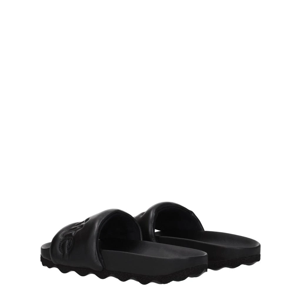 Off-White Off-White Black Leather Slipper 4