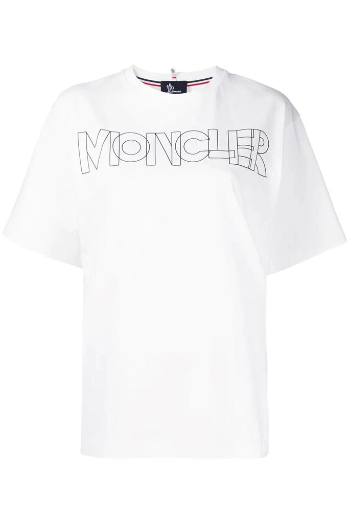 MONCLER GRENOBLE Womens Text Logo Tee 1