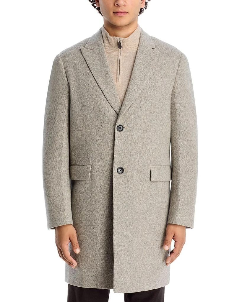 Cardinal of Canada Sutton Wool & Cashmere Herringbone Top Coat 3