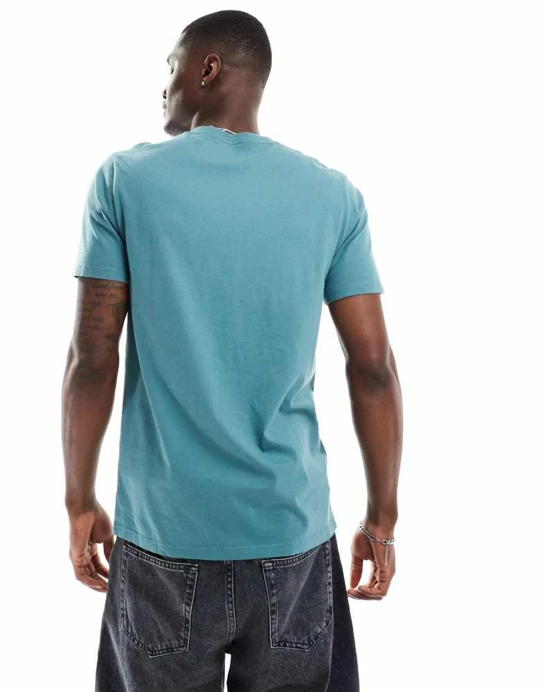 HOLLISTER Hollister icon logo t-shirt in light blue 2