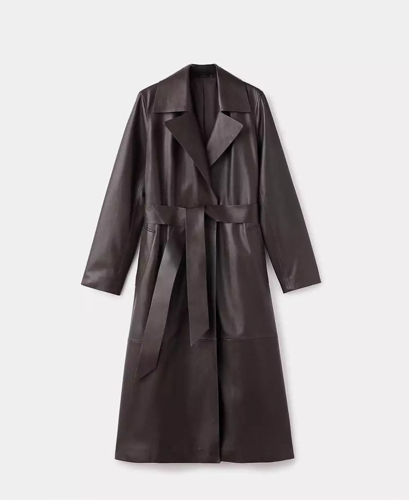 Mango Women's Leather Belt Trench Coat