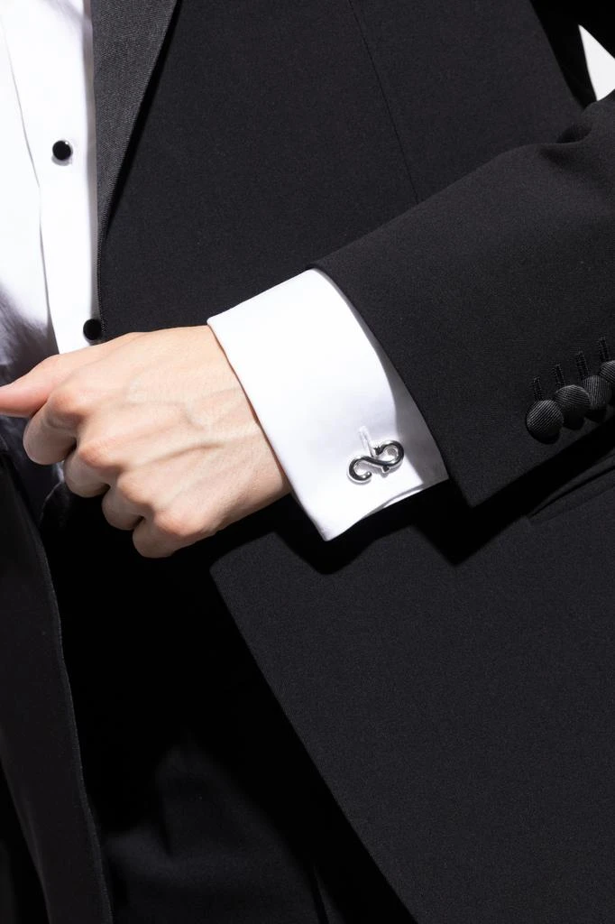 Salvatore Ferragamo Cufflinks in the shape of a logo 2