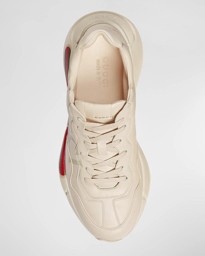 Gucci Men's Rhyton Retro Logo Sneakers 5