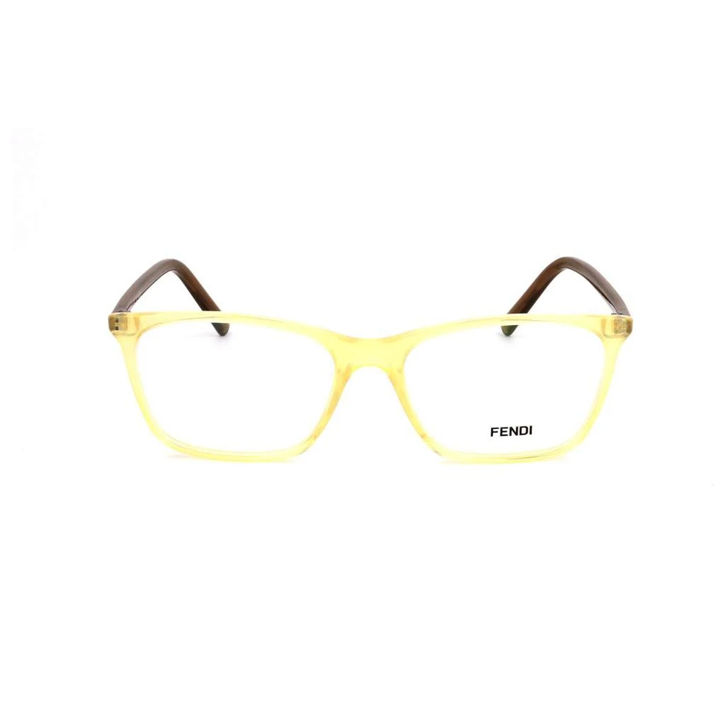 Fendi Fendi Women's Yellow Square Opticals 2