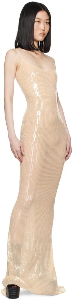 Rick Owens Beige Lido Slip Maxi Dress 4