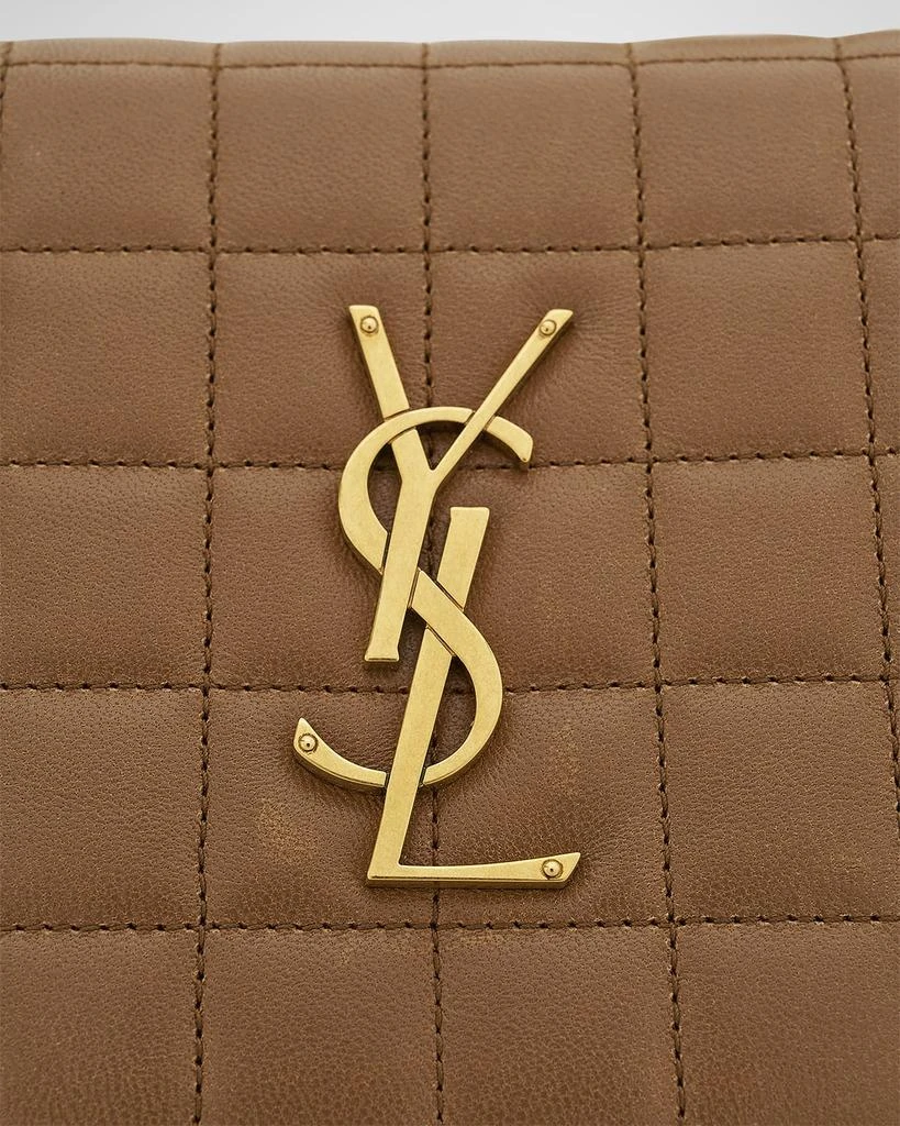 Yves Saint Laurent Cassandre YSL Wallet on Chain in Quilted Smooth Leather 5
