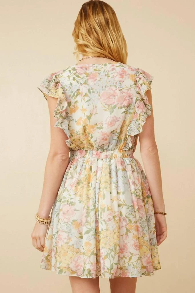 Shop Hayden La - Pia Floral Ruffle Mini Dress - Plus on Sale at BeyondStyle   Get 39% Off Hayden La - Pia Floral Ruffle Mini Dress - Plus with  Limited-Time Flash