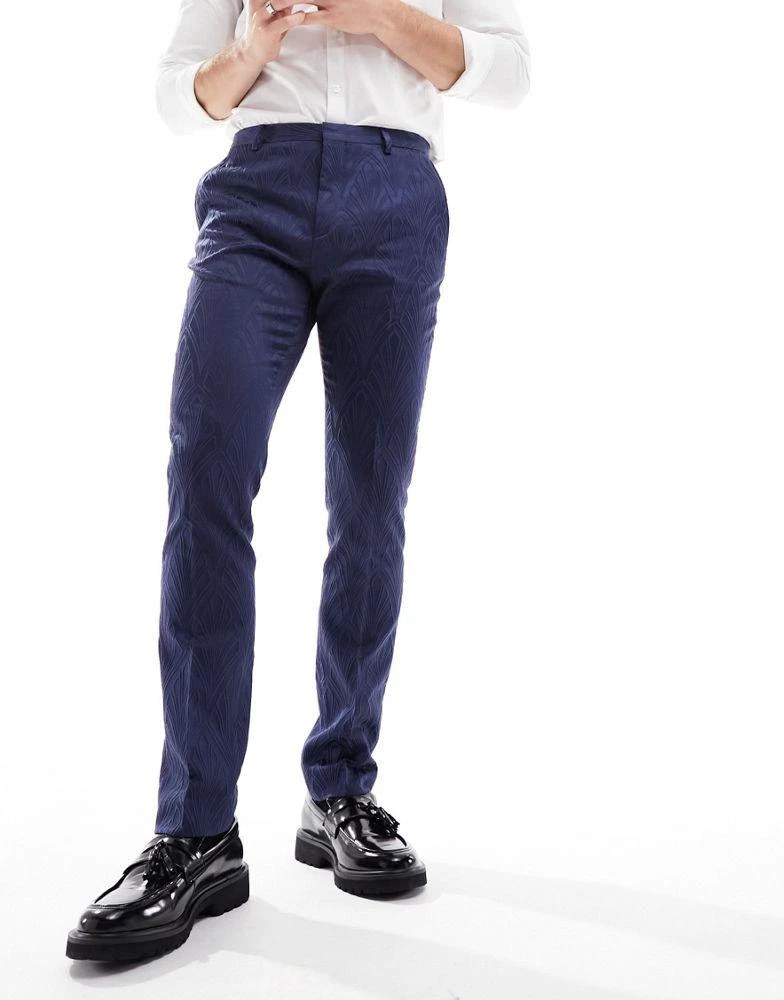 Twisted Tailor Twisted Tailor makowski suit trousers in navy 1