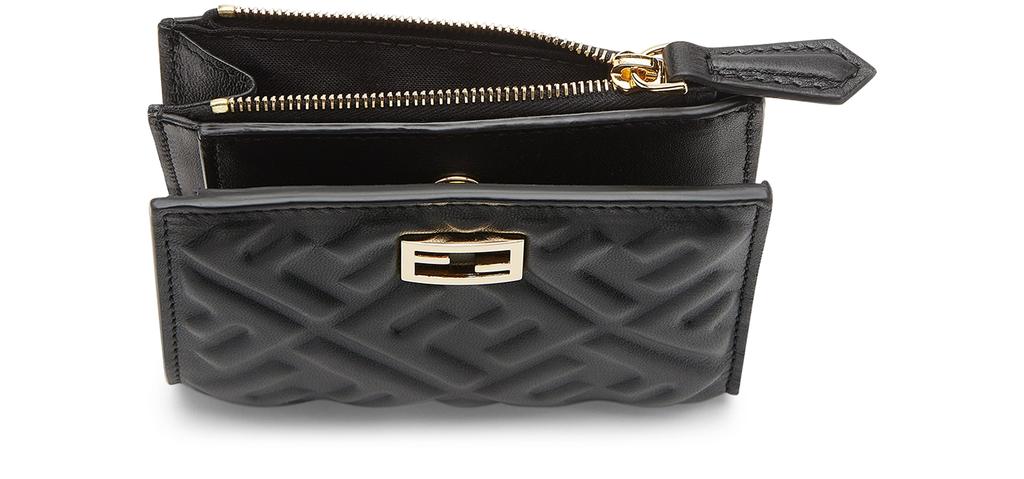 Fendi Slim Baguette Wallet Small Black