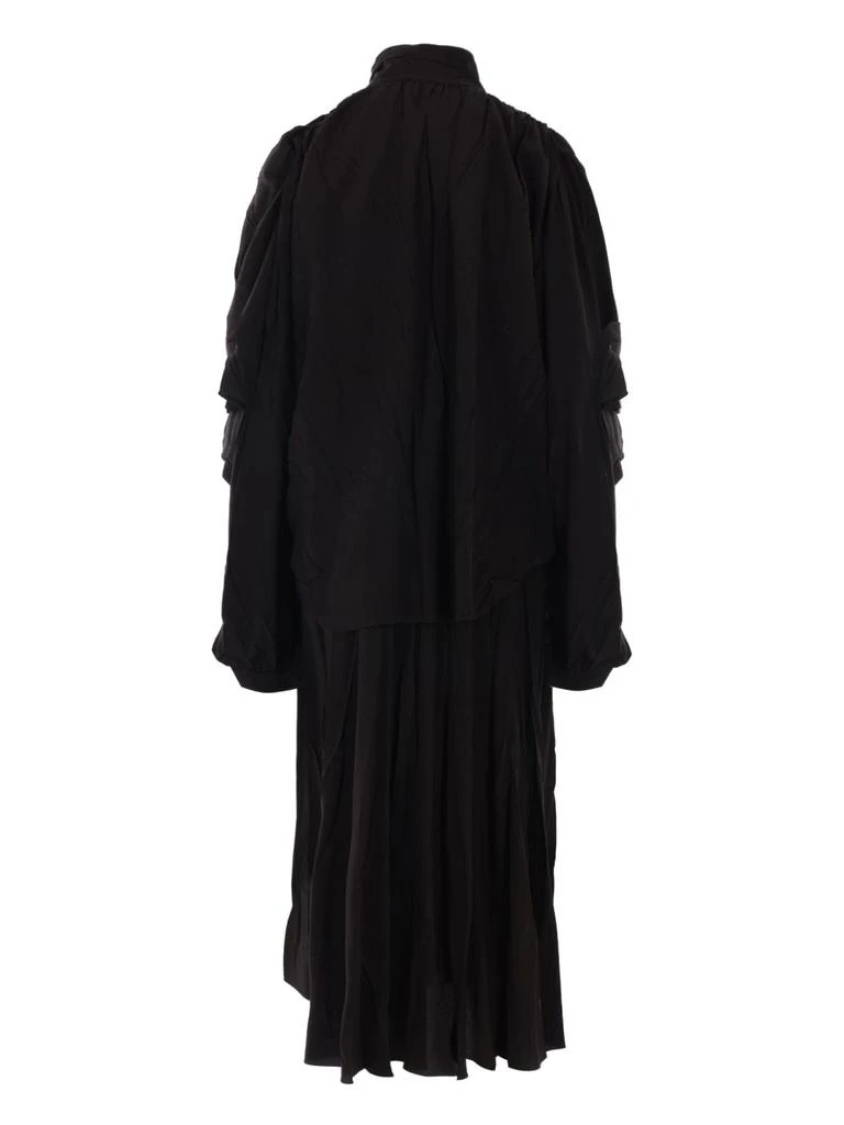 balenciaga midi dress Balenciaga Long-sleeve Midi Dress