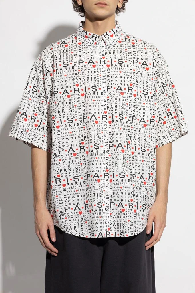 Balenciaga Balenciaga All-Over Printed Short-Sleeve Shirt 2