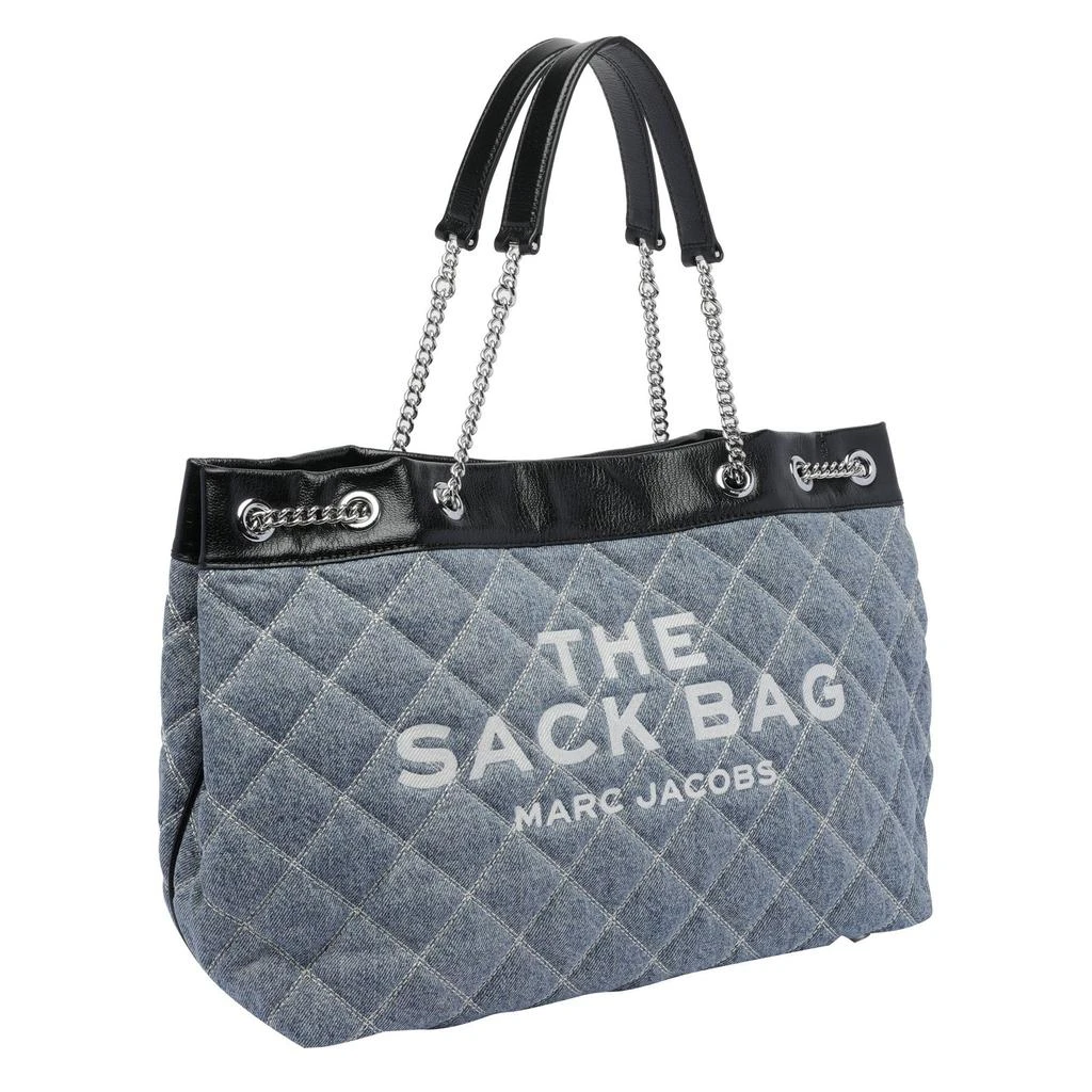 Marc Jacobs Marc Jacobs The Quilted Denim Large Chain Sack Bag 3