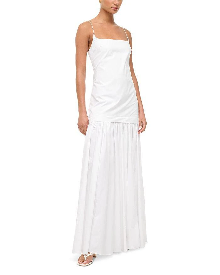 knee length dresses for ladies Airy Poplin Midi Dress main image 0