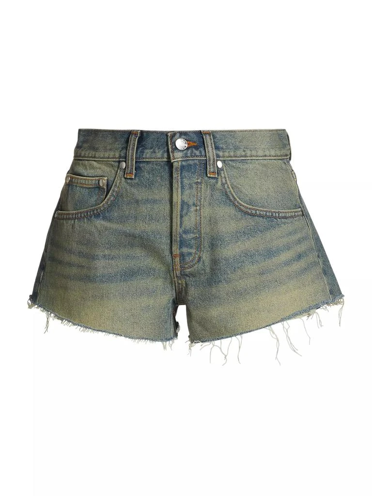 EB Denim Low-Rise Denim Shorts 1