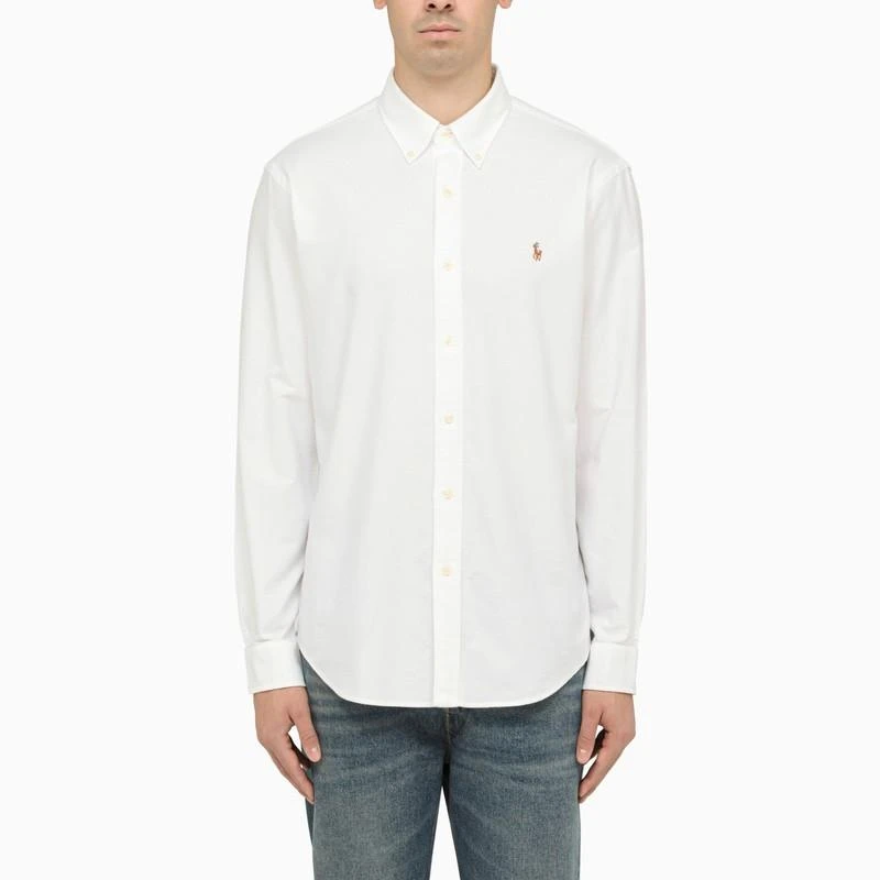 Ralph Lauren  WHITE POPLIN BUTTON-DOWN SHIRT 1