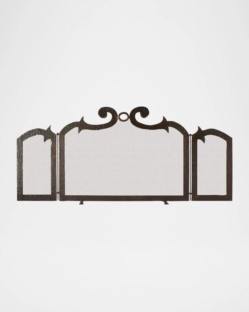 Jan Barboglio Argolla 3-Panel Fireplace Screen 1