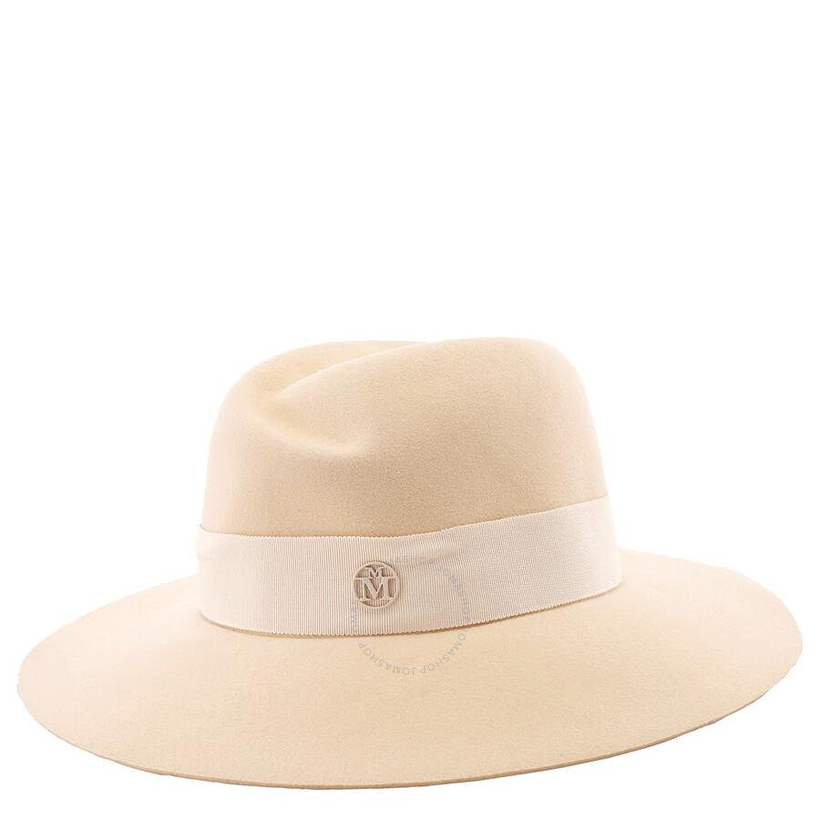 MAISON MICHEL Ladies Seed Pearl Virginie Fedora Hat