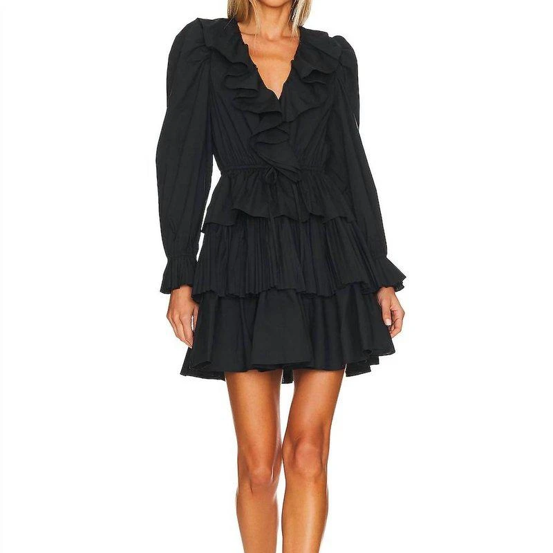 Ulla Johnson Lola Dress In Noir 1