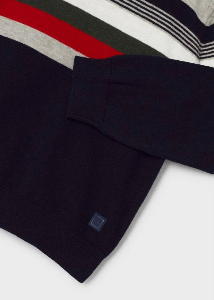 Mayoral Boy's Striped Knit Sweater 3