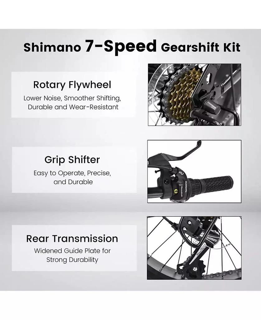 Streamdale Furniture Streamdale Kids' Mountain Bike Adventure-Ready for Ages 8-12 5