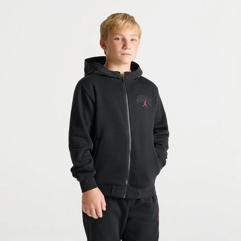 Jordan Big Kids
 Jordan Fleece Ripstop Full-Zip Jacket and Jogger Pants 3