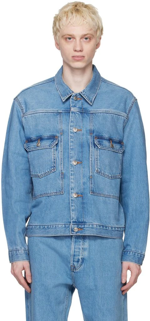 Calvin Klein Blue Utility Denim Jacket 1