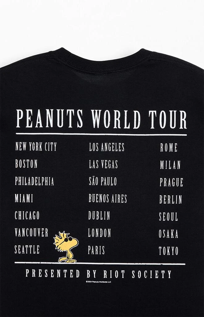 Riot Society Peanuts World Tour T-Shirt 4