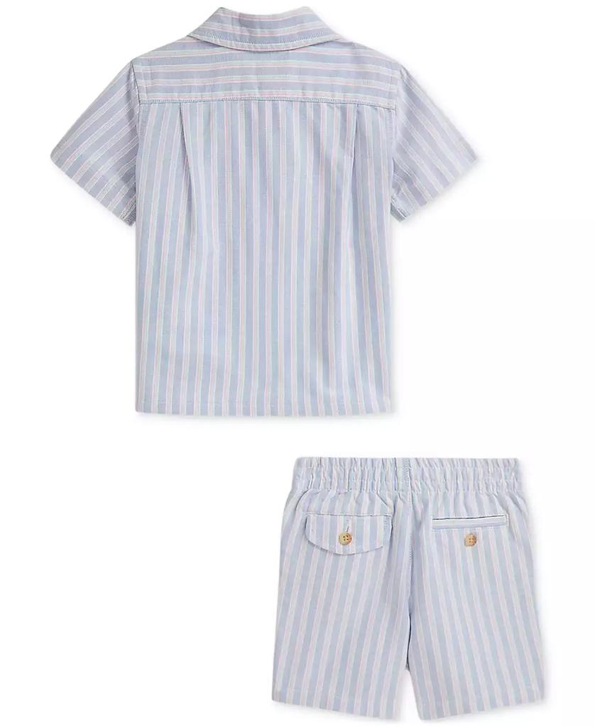 Ralph Lauren Baby Boys Cotton Oxford Short Set