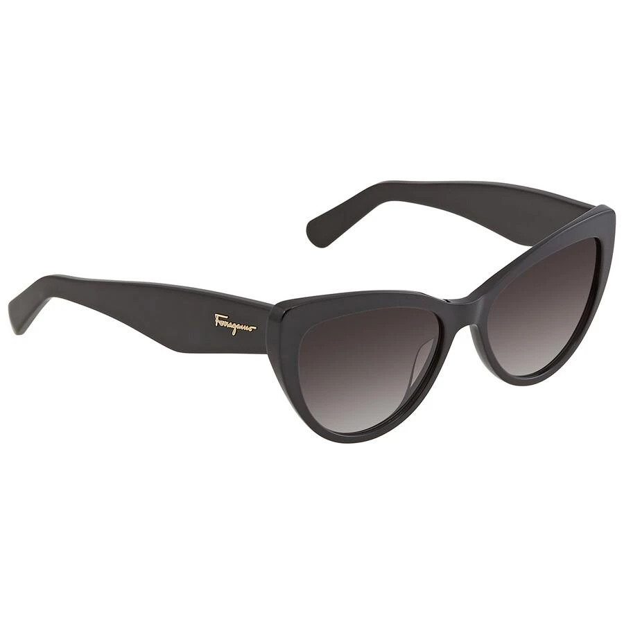 Salvatore Ferragamo Salvatore Ferragamo Grey Cat Eye Ladies Sunglasses SF930S 001 56 3