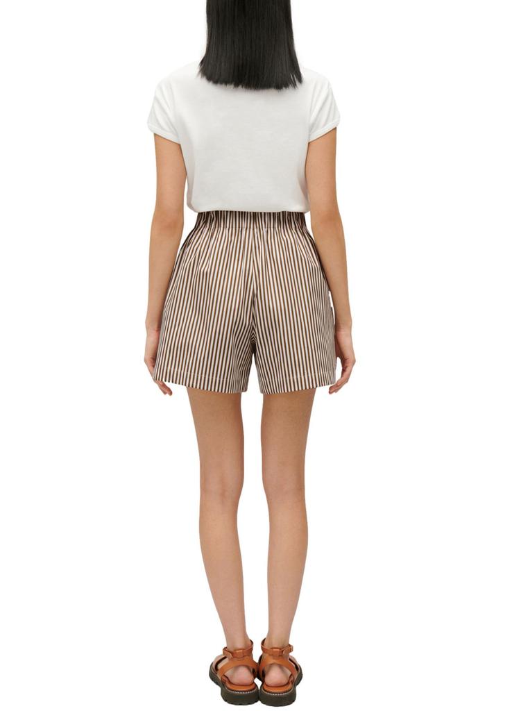 CLAUDIE PIERLOT Bronze striped shorts