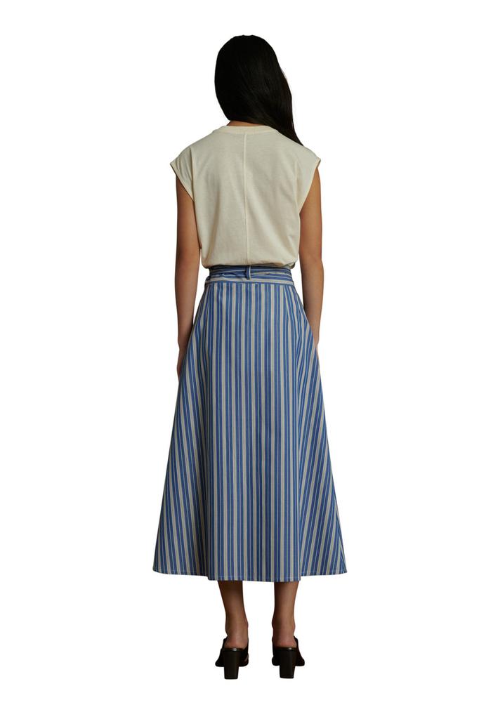 スカート soeur SS25 Skirts (JUP1608 DOLCEBEI03) Dolce Skirt in Dark Beige Cotton | Soeur
