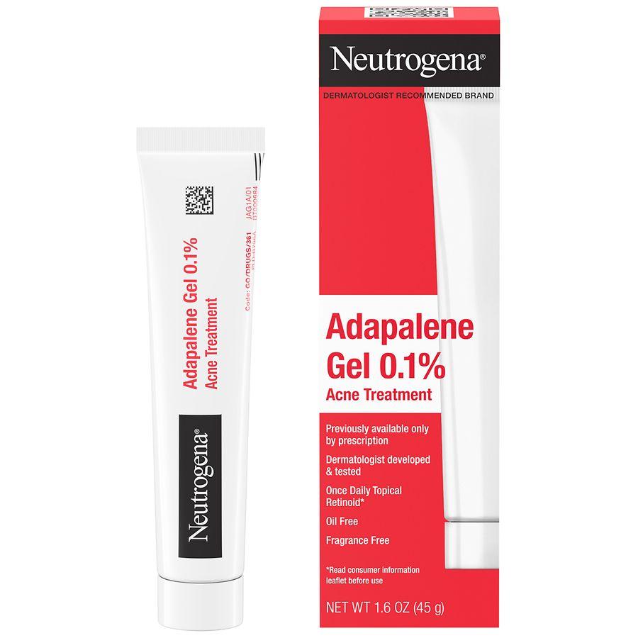 Neutrogena Adapalene Gel Acne Treatment Fragrance Free