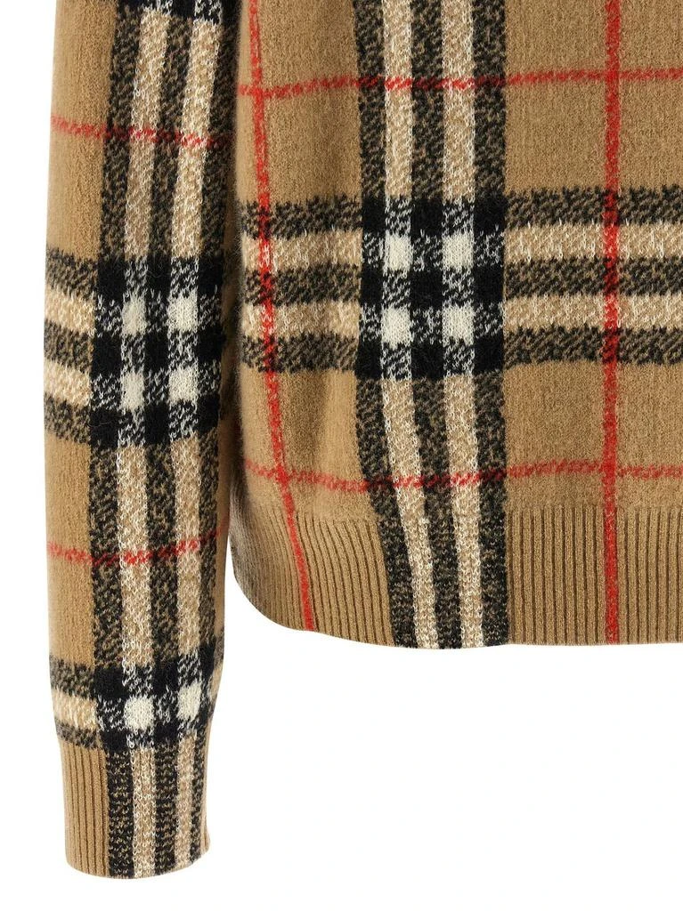 Burberry Burberry Check Pattern Crewneck Jumper 4
