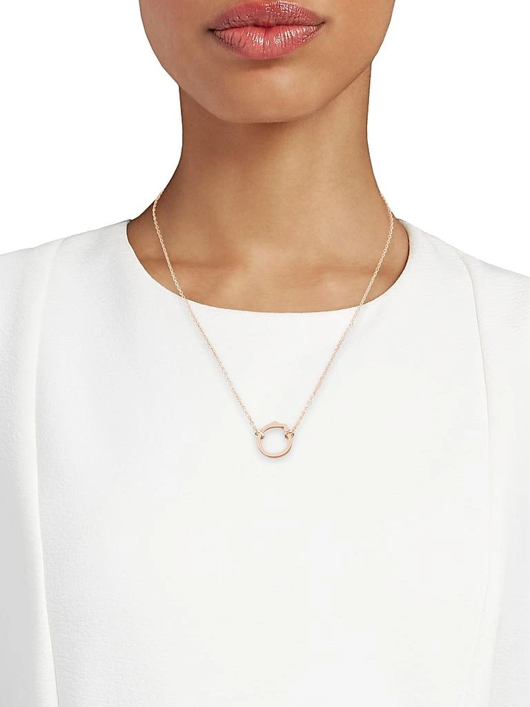 Repossi Antifer 18K Rose Gold Pendant Necklace 2