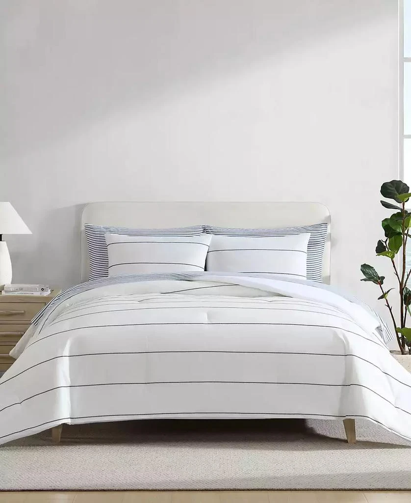 Nautica Naval Stripe 3-Pc. Duvet Cover Set