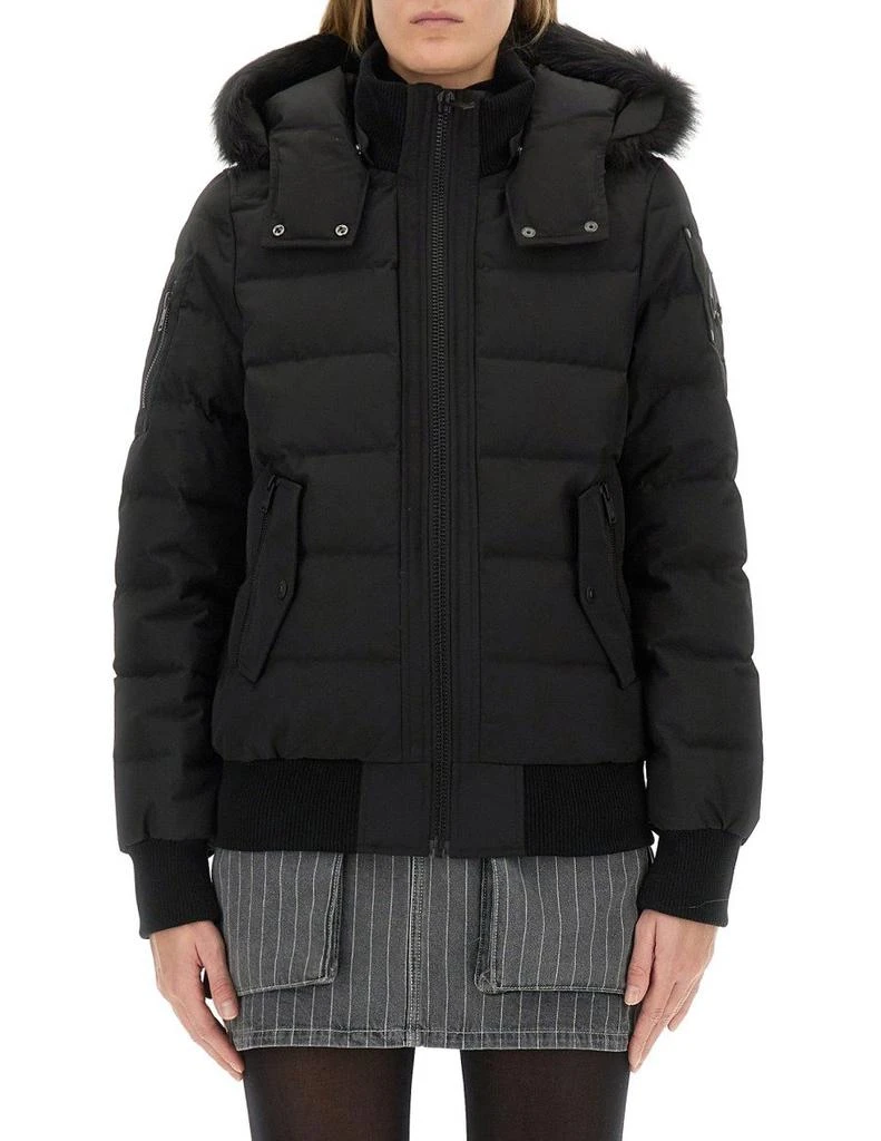 Moose Knuckles Moose Knuckles Onyx Ladriere Shearling Bomber Jacket 1