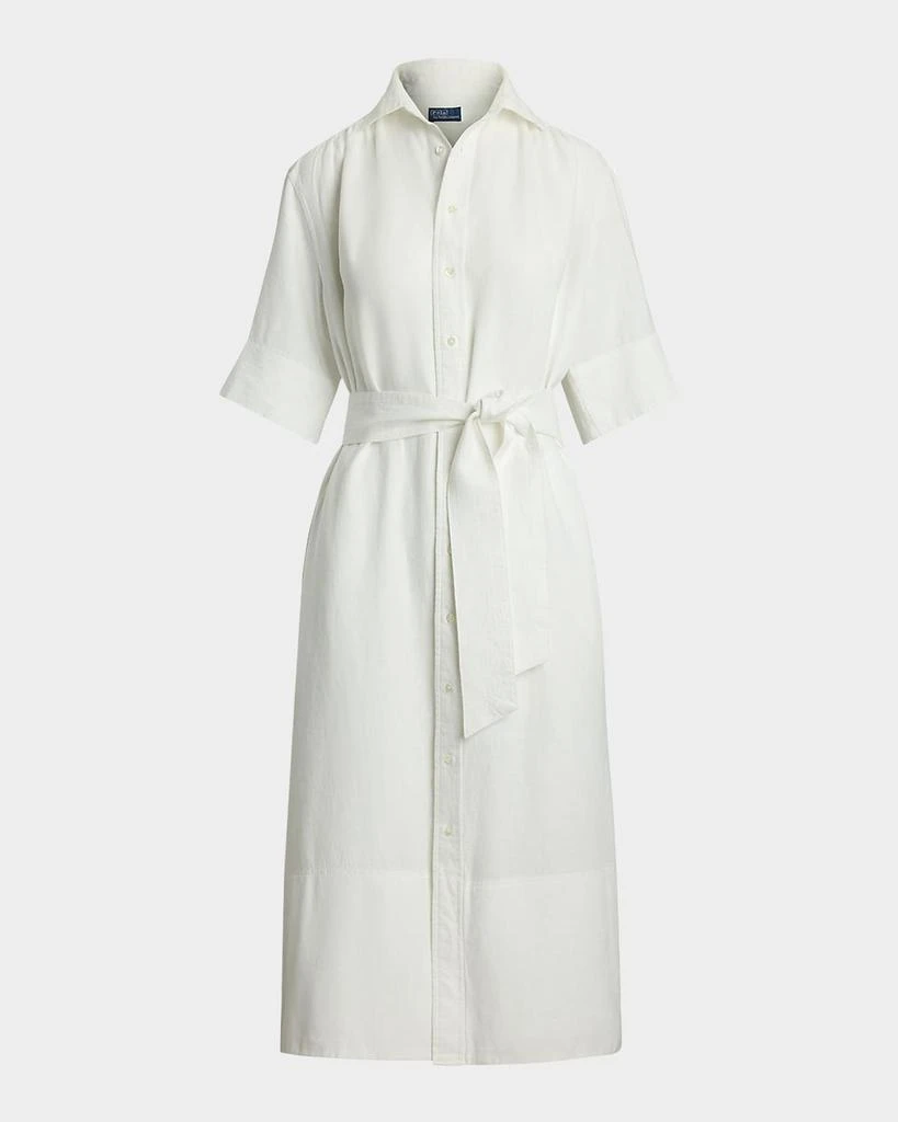 Ralph Lauren Belted Linen Shirtdress 1