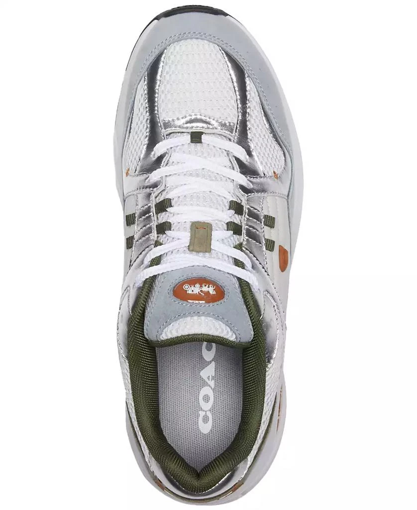Coach Women's C301 Lace-Up Unisex Trainer Sneakers 4