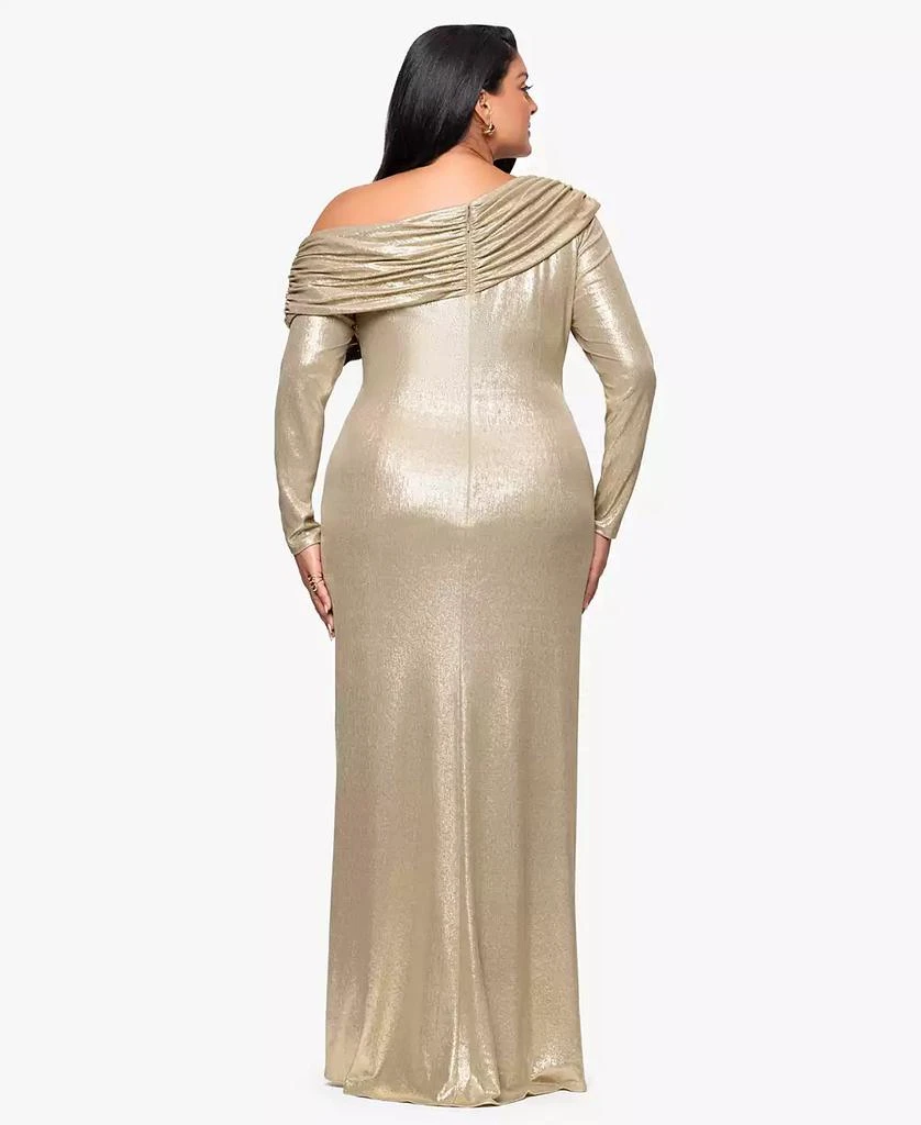 Shop Plus Size Asymmetrical Neck Gown on Sale at BeyondStyle  Get 51% Off Plus  Size Asymmetrical Neck Gown with Limited-Time Flash Deals, Exclusive  Discounts, and Special Offers. Enjoy Unbeatable Savings on