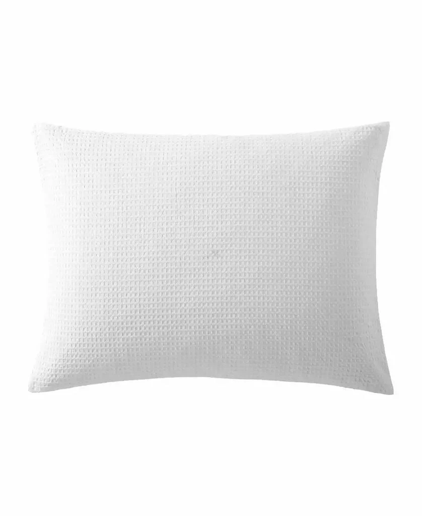 Vera Wang Waffle Pique Cotton 3 Piece Duvet Cover Set 7