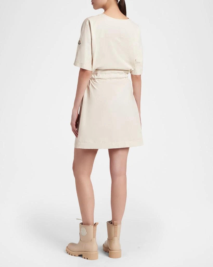Moncler Short-Sleeve Combo T-Shirt Dress 3