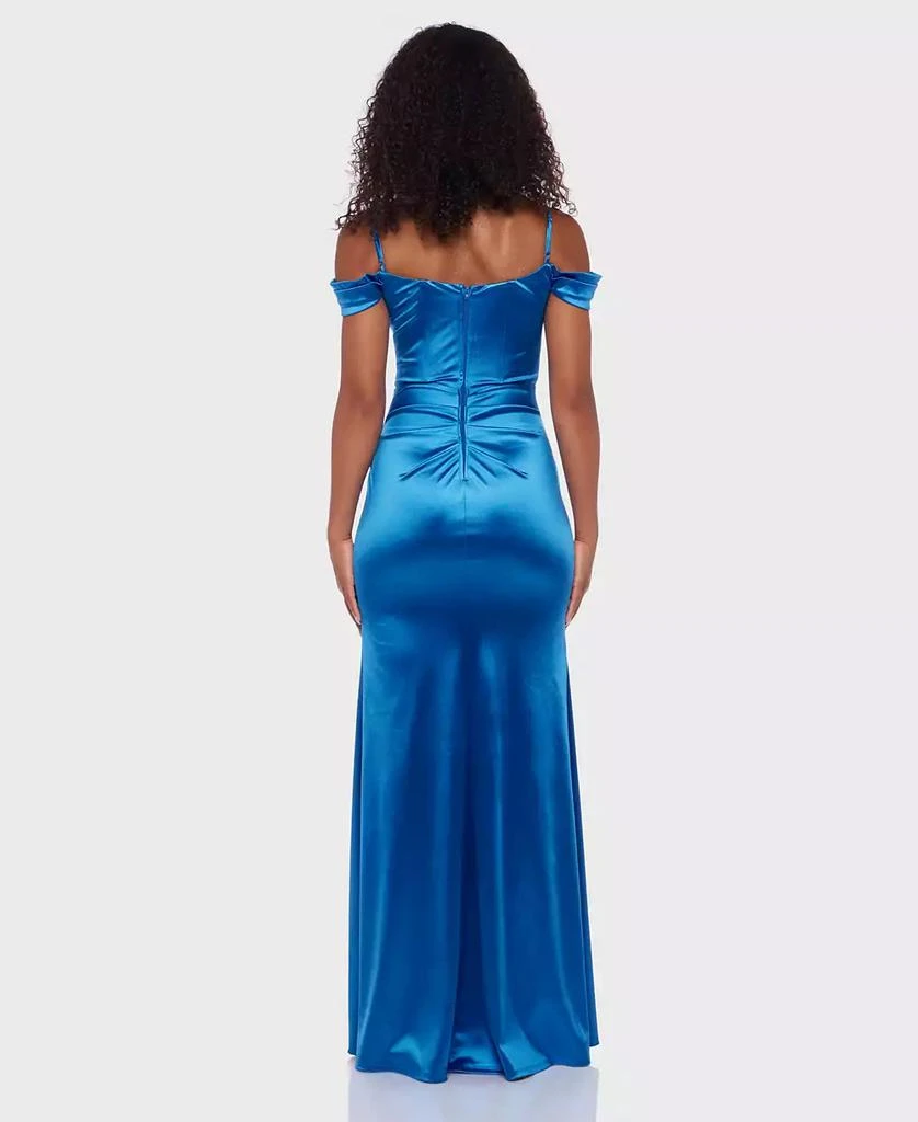 Juniors' Cowl-Neck High-Slit Corset Gown, Created for Macy's On Sale Now with Up to 61% Off | Discover Exclusive Deals & Savings at BeyondStyle Authentic B Darlin juniors|women|dress|dresses with Limited-Time Juniors' Cowl-Neck High-Slit Corset Gown, Created for Macy's On Sale Now with Up to 61% Off | Discover Exclusive Deals & Savings at BeyondStyle Authentic B Darlin juniors|women|dress|dresses with Limited-Time