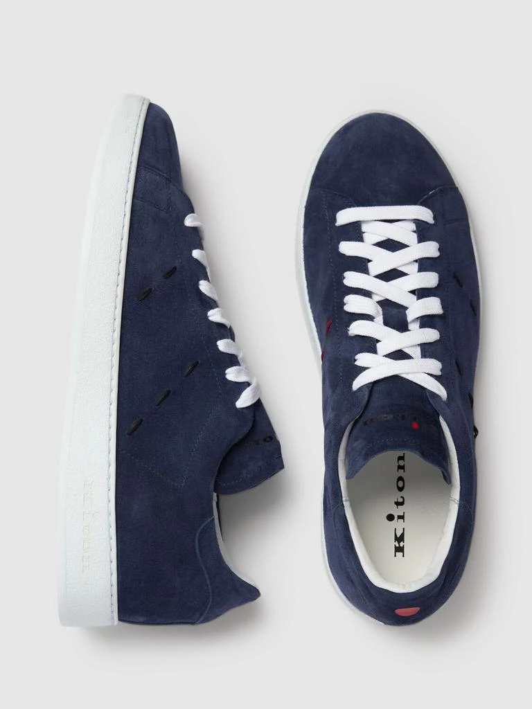 KITON Suede Low Top Sneakers 2