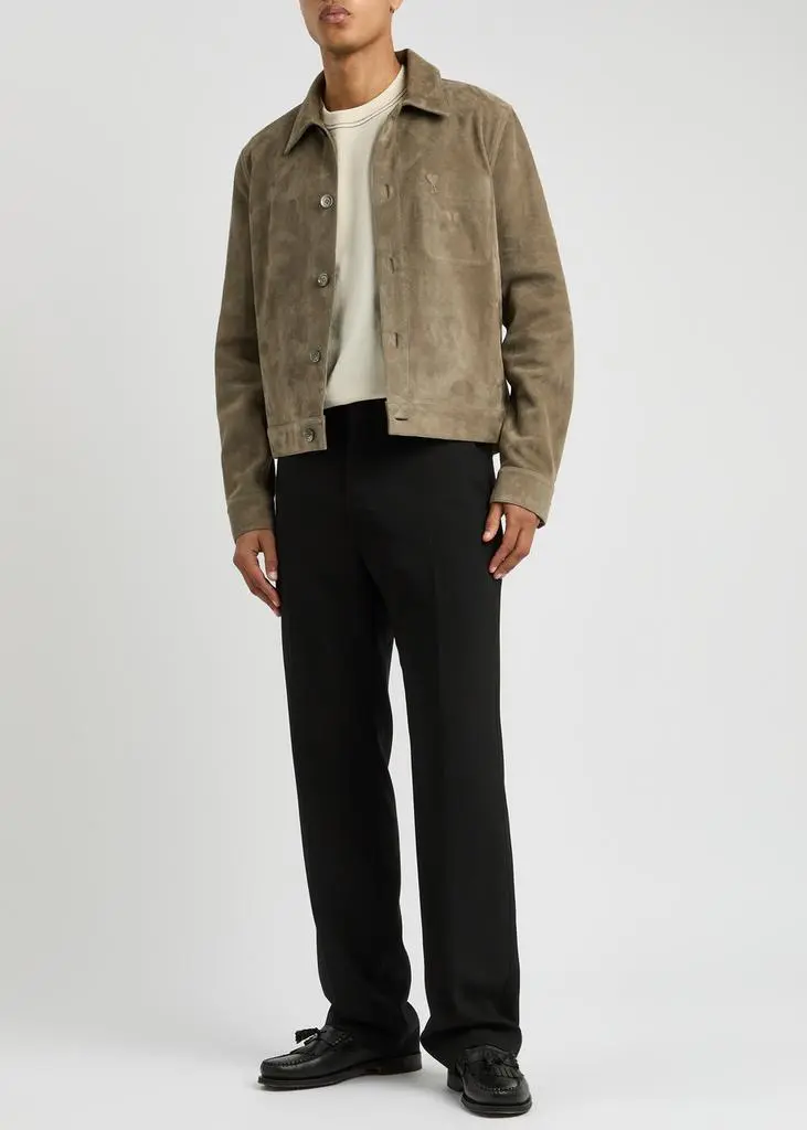 AMI Straight-leg wool trousers 4