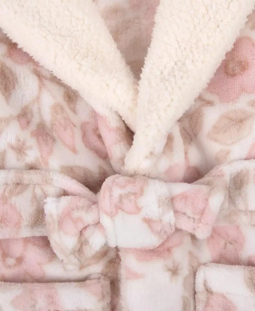 Jessica Simpson Baby Bath Robe with Sherpa Slippers, 2-Piece Set 5