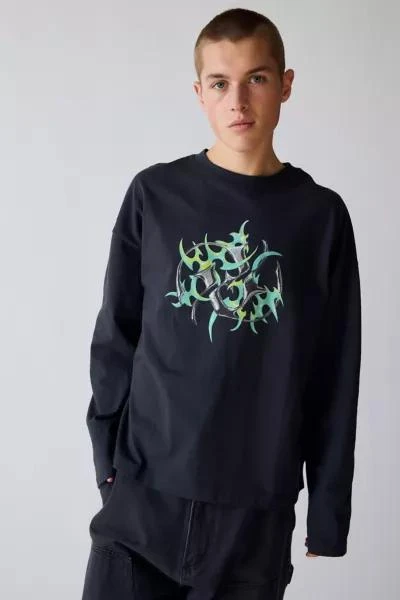 Urban Outfitters Crypto Graphic Long Sleeve Tee 1