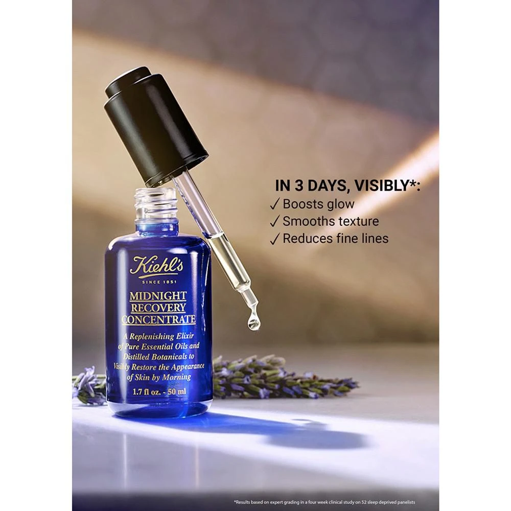 Kiehl's Since 1851 Midnight Recovery Concentrate Moisturizing Face Oil, 0.5-oz. 2