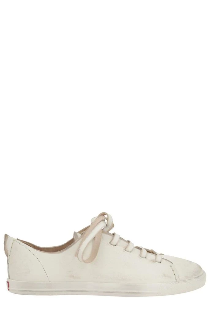 Prada Prada Round-Toe Lace-Up Sneakers 1